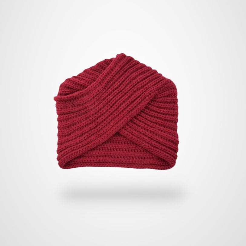 Rouge Bonnet Laine Turban | Le Turban