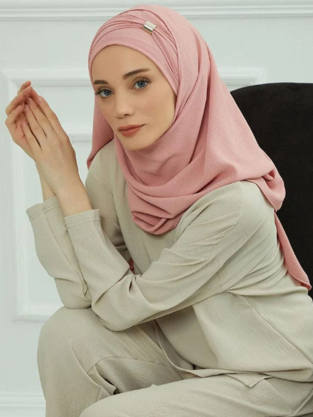 Rose Turban Hijab Turc | Le Turban