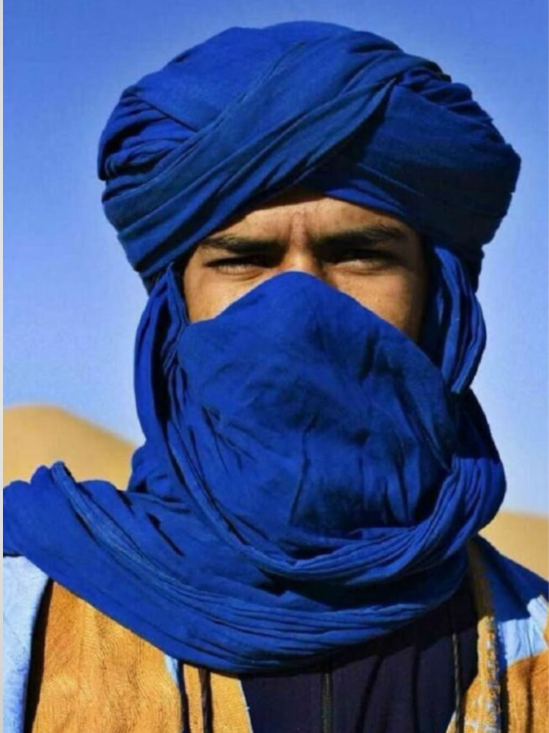 Bleu Turban Marocain Homme | Le Turban